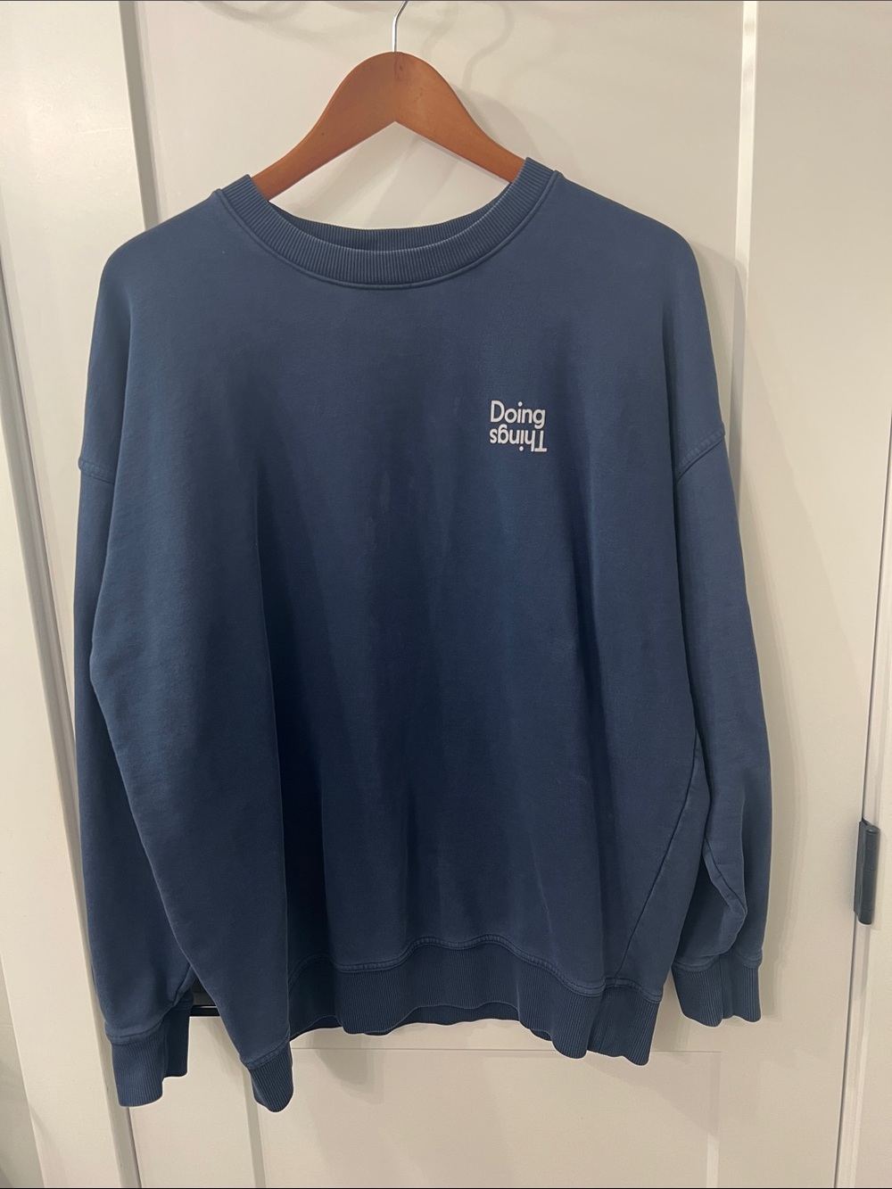 Outdoor Voices Nay blue sweatshirt